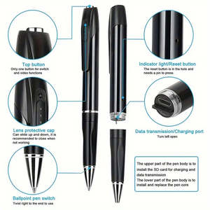 Cámara de Seguridad Portátil HD 1080P, 32GB, Recargable por USB, Diseño Compacto para Hogar, Oficina, Aula, Formato de Compresión de Video H.264 - Product Image 5