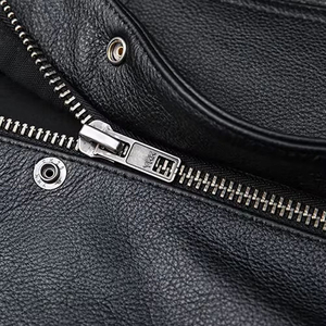 Gilet en cuir pour homme, confortable, respirant, chaud pour l'hiver, prix de gros, design unique, veste en cuir pour homme, vêtements de travail - Product Image 4