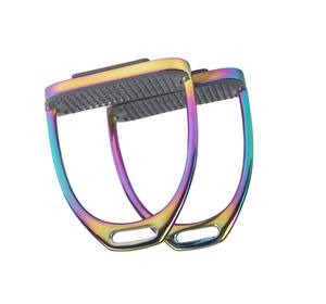 Recién llegado, estribos de aluminio para montar a caballo, empuñadura DE SEGURIDAD DE Base ancha ajustable, diseño ligero y duradero - Product Image 4