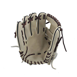 Leather Baseball Fielding <b>Gloves</b> with Strong Pocket Design for Secure <b>Ball</b> Catching-Lightweight - Product Image 1