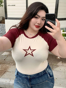 เสื้อยืดครอปท็อปผู้หญิงปี 2025 สกรีนโลโก้ได้ตามสั่ง ขายส่ง เสื้อยืดพัฟฟ์ประดับเพชร เรียบหรู เซ็กซี่ ทรงเข้ารูป ผ้าบาง เสื้อเปล่าสำหรับผู้หญิง - Product Image 4