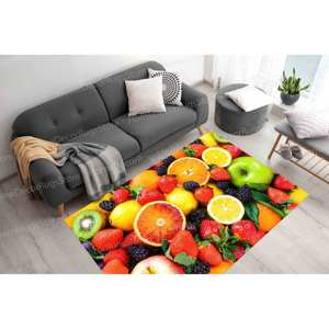 Strawberry Printed <b>Rug</b> - Modern Kitchen & Home Decor,Nonwoven Thin <b>Rug</b> - Product Image 5