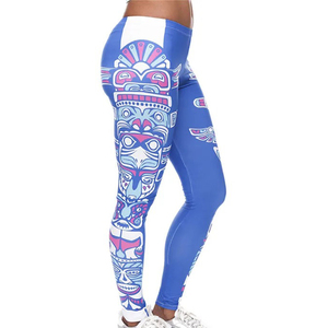 Vêtements de fitness populaires Leggings pour femmes de taille adulte pour adultes Collants premium sublimés Leggings athlétiques pour femmes de couleur unie - Product Image 2