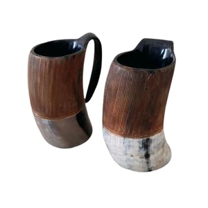 Cuerno de búhos duradero, cuerno vikingo para beber, jarra para café, Mead Medieval, taza con mango - Product Image 1