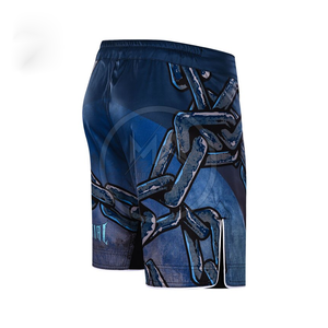 Best Selling High Street Solid MMA <b>Shorts</b> 2023 Lightweight Spandex/Polyester Breathable Quick Dry <b>Elastic</b> <b>Waist</b> Customizable - Product Image 3