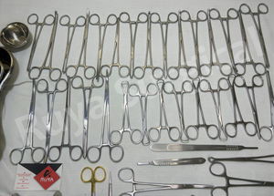 Instruments chirurgicaux manuels en acier inoxydable médical, ensemble d'instruments de chirurgie générale de base, outils de chirurgie plastique, gynécologie - Product Image 3