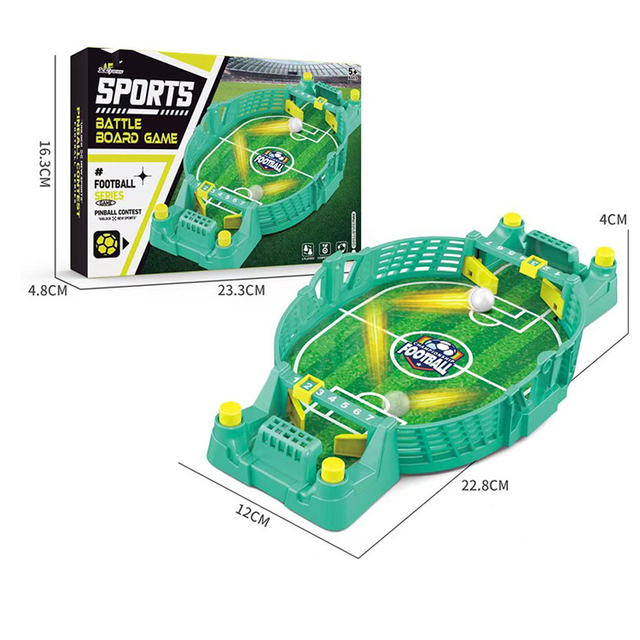 Dollartoys Two-Player Soccer Machine Mini Double Battle Tabletop Ball Football Game Football Board Game With 2 Balls