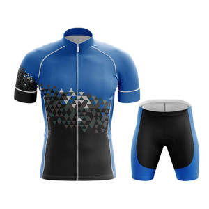 Maillots de cyclisme personnalisés avec logo, manches courtes pour hommes, respirants, de haute qualité, 100% polyester, ensembles d'uniformes de cyclisme, Pakistan - Product Image 1
