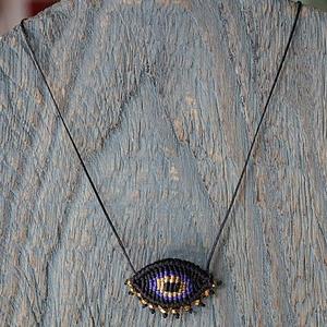 สร้อยคอเงินทำมือสไตล์วินเทจประดับลูกปัดมาคราเม่เคลือบโรเดียม ขนาด 20-25 มม. พร้อมจี้ห้อยบนโซ่แบบเชื่อม เหมาะสำหรับเป็นของขวัญงานแต่งงาน - Product Image 5