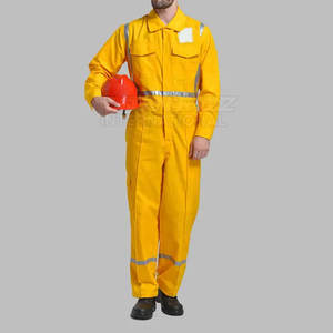 Mono de trabajo de material de algodón de alta visibilidad Ropa DE SEGURIDAD transpirable personalizada para adultos Hecho en Pakistán - Product Image 4