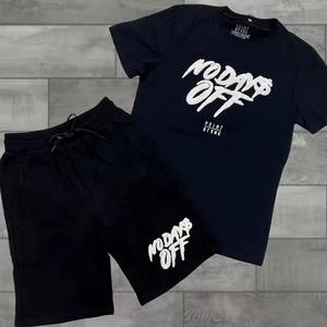 Men Tracksuit 100% Cotton T Shirt and Mesh <b>Shorts</b> Top Custom Design OEM Streetwear Summer Shirt and <b>Short</b> Set - Product Image 6