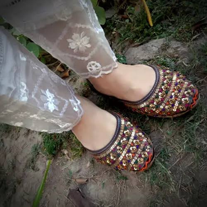 Women's High Quality Khussa <b>Shoes</b> Punjabi Pakistani Indian Style Party and Wedding Wear OEM ODM by AA IMPEX for <b>Summer</b> - Product Image 4