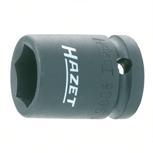 Hazet 1/2'' <b>Impact</b> <b>Socket</b> 6-Point Square with Traction Profile and Borehole - Product Image 3