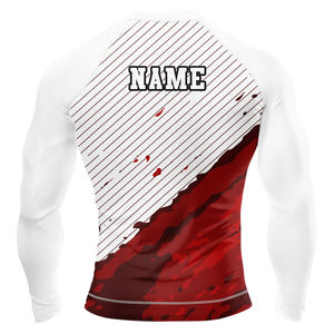 Rashguard à manches longues MMA de compression de qualité personnalisée pour hommes Logo personnalisé adulte vente en gros vêtements pour garçons avec fonction UPF50 - Product Image 2