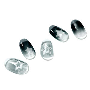 Uñas de Gel Semi Curadas de Calidad Profesional Coreanas 100% Reales, Veganas, Libres de Crueldad, No Tóxicas, Manicura al por Mayor, Certificadas, 28 Piezas - Product Image 2