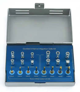 Kit de fraise d'osseodensification d'implant dentaire prothétique universel avec des pilotes à cliquet 10-70NCM Kit chirurgical de source d'alimentation manuelle - Product Image 6