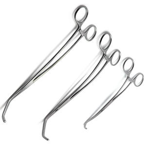 3 Pcs Pince Chirurgicale Vétérinaire Premium Satinsky Cooley DeBakey Instruments Acier Inoxydable Base Instruments Chirurgicaux Premium - Product Image 4