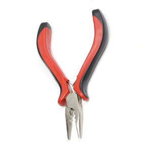 Micro anneaux perles pince d'enlèvement de lien professionnel multi-outils pince d'extension de cheveux outils pince à pointe courbée en acier inoxydable - Product Image 1