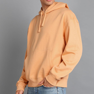Logo personnalisé 100% coton de qualité supérieure sweat-shirt en molleton élégant Pull Over Street Style sweats à capuche pour hommes anti-rétrécissement - Product Image 5