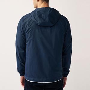 Formal Sport Casual <b>Workout</b> Lightweight Windproof Windbreaker <b>Jacket</b> / Soft Cotton Men's Hooded <b>Jacket</b> with Own Custom logo - Product Image 6