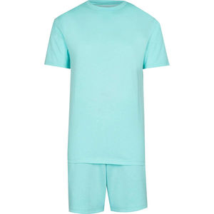 Dernière conception d'ensemble de t-shirts et shorts confortables pour hommes vente en gros d'ensembles de shorts d'été personnalisés pour hommes de haute qualité de couleur unie - Product Image 5