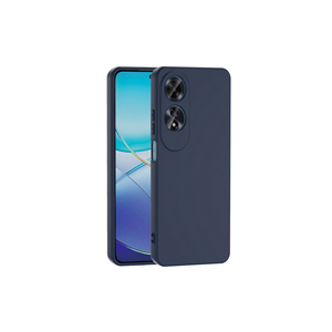 Coque de protection en silicone premium bleu marine EFFX Mara pour Oppo A60, anti-traces de doigts, compatible avec les modèles A53, 7 Plus, 11 Pro, 14 Plus - Product Image 1