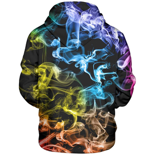 Custom Tie Dye Hombres 100% Algodón Fleece Impermeable Ecológico Sudadera con capucha - Product Image 2