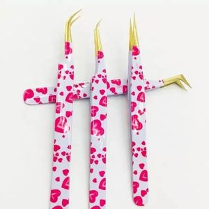 แหนบปลายขนตา10มม. ทำจากสเตนเลสสตีลไฟเบอร์จับขนตาแบบตรงโลโก้ตามสั่ง - Product Image 6