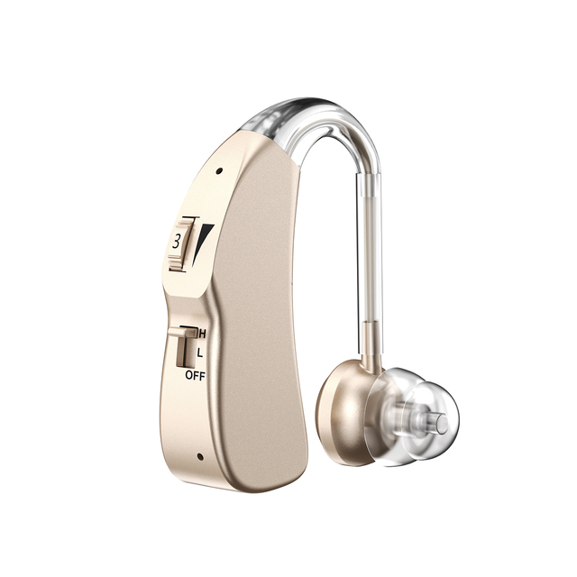 2 Channel Analog Rechargeable BTE Hearing Aid for Seniors with Noise Reduction and Long Battery Life Wholesale