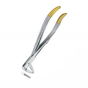 Fórceps de extracción de dientes dentales de color personalizado de excelente calidad Diam Fig74 N plata con instrumentos dentales de acero inoxidable dorado - Product Image 5
