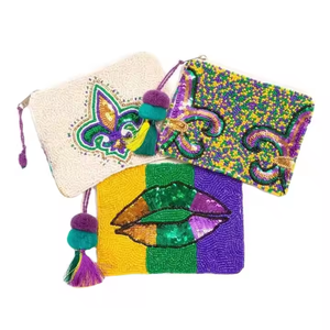 Petit porte-monnaie brodé MD HANDICRAFTS Festival Party Favors Perle de rocaille Pochette à main personnalisée Sacs fourre-tout promotionnels pour femmes - Product Image 5