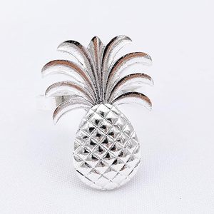 Porte-serviettes en métal de taille personnalisée et de forme ronde porte-anneau en tissu de fer au design fabuleux pour les occasions spéciales - Product Image 1