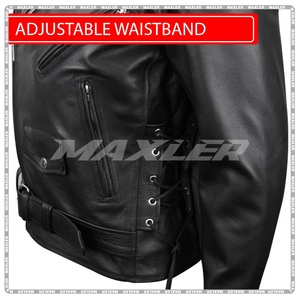 Vêtements de sport toutes saisons pour hommes, veste de moto en cuir durable et coupe-vent, grande taille, imperméable. - Product Image 6