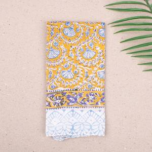 Pañuelo de Algodón Estampado a Mano, Estilo Bohemio Unisex, Ligero - Product Image 3