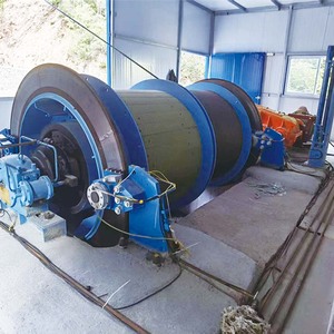 Argano elettrico a doppio tamburo 2JTP 670M 3T per miniera di oro e stagno con VFD efficiente - Product Image 1