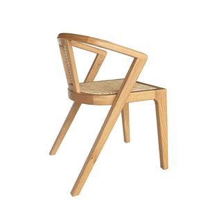 Chaise de salle à manger en bois courbé durable avec dossier en rotin bas quantité minimale de commande fournisseur du Vietnam - Product Image 5