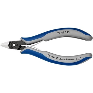 Cortadores Laterales de Precisión KNIPEX para Electrónica, 125 mm de Longitud, Tipo 4, Biselados, Sin Pulir - Product Image 1