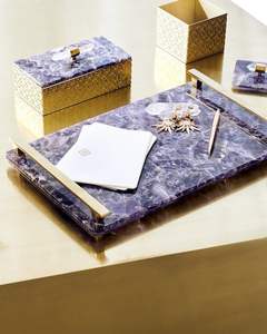 Plateau de service en résine époxy faite à la main EPOXY Essentiels de cuisine uniques pour la maison Restaurant Hôtel Plateaux de service décoratifs - Product Image 3