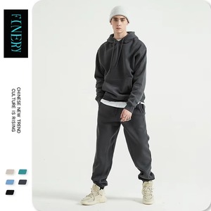 Fabricant de survêtements personnalisés Designer de haute qualité Sweats à capuche épais et pantalons de survêtement amples Ensemble de survêtements pour hommes - Product Image 6