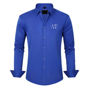 Chemise Habillée Homme Manches Longues Qualité Supérieure Couleur Personnalisée Bouton Unique pour Homme - Product Image 3