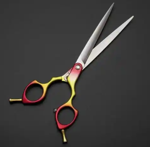 7.0/7.5 pouces ciseaux professionnels pour animaux de compagnie chien toilettage beauté ciseaux droits articles pour animaux de compagnie chiens ciseaux amincissants toiletteur - Product Image 2