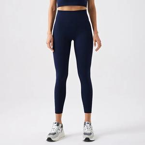 Leggings de punto de cintura alta para mujer, transpirables, ecológicos, de secado rápido, para yoga, fitness, gimnasio, deporte, en oferta. - Product Image 2