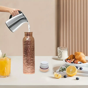 Botella de agua personalizada de fábrica al por mayor de 600ml, botella de agua deportiva, botella de agua de cobre para gimnasio, adultos, comerciantes instantáneos modernos - Product Image 3