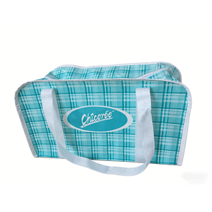 กระเป๋าผ้า PP ลายทางพร้อมซิปปิดและปรับขนาดได้ - Product Image 3