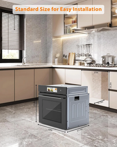 Horno Eléctrico Empotrable de Pared de 24 Pulgadas, 2.5 Cu.Ft, con Pantalla TFT - Product Image 6