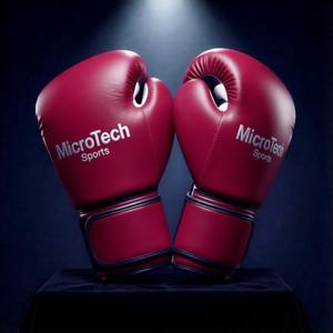 Gants d'entraînement de boxe MicroTech Sports en cuir synthétique durable pour la salle de sport, le sparring, la remise en forme et l'entraînement - Product Image 5