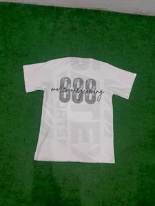 T-shirt à manches régulières en coton 100% lourd personnalisé avec logo personnalisé, col rond, pour homme et femme, impression sérigraphique, écologique - Product Image 6