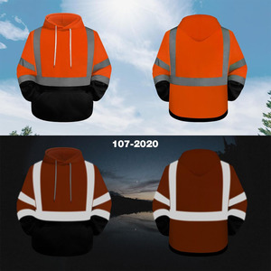 Blouson aviateur haute visibilité à logo doublé polaire imperméable trafic veste de sécurité réfléchissante haute visibilité fabriquée par les sports habillés - Product Image 3