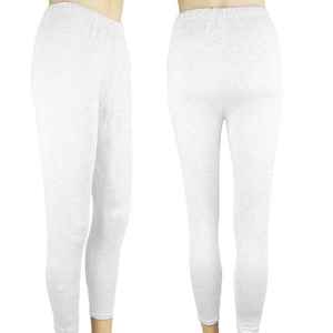 Legging en coton 100% souple pour femmes, taille basse, solide, ajusté, élastique, pour femmes - Product Image 6
