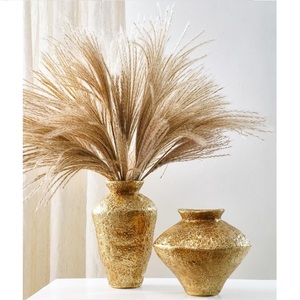 Jarrón de Plantas Dorado y Diseño de Florero, Ideal para Decoración del Hogar, Hecho a Mano y Personalizado, la Mejor Decoración de Interiores y Diseño Artesanal - Product Image 5